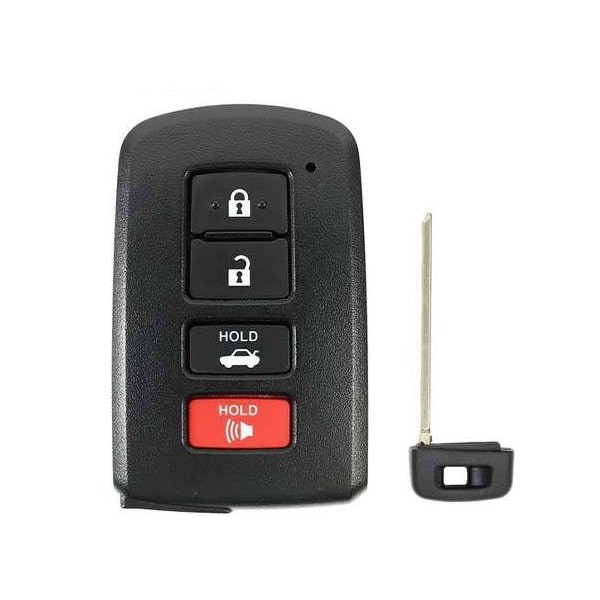 KeylessFactory: REPLACEMENT 4 BUTTON SHELL FOR TOYOTA SMART KEY HYQ14FBA
